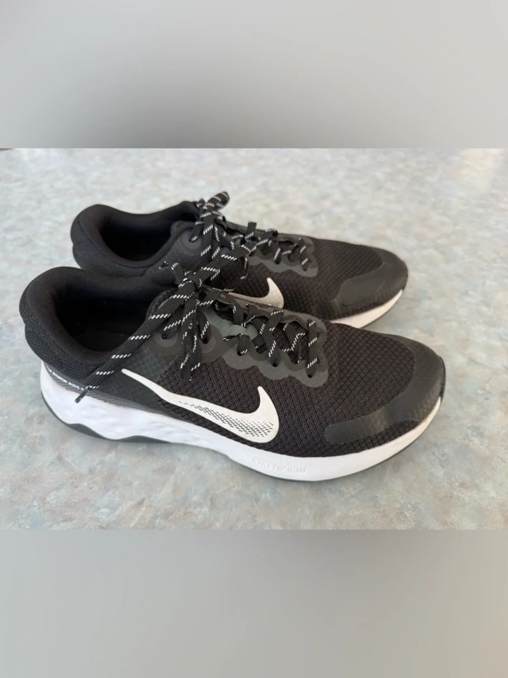 Nike RENEW Ride 3.0 Men's Black Lace Up Athletic Running Sneakers